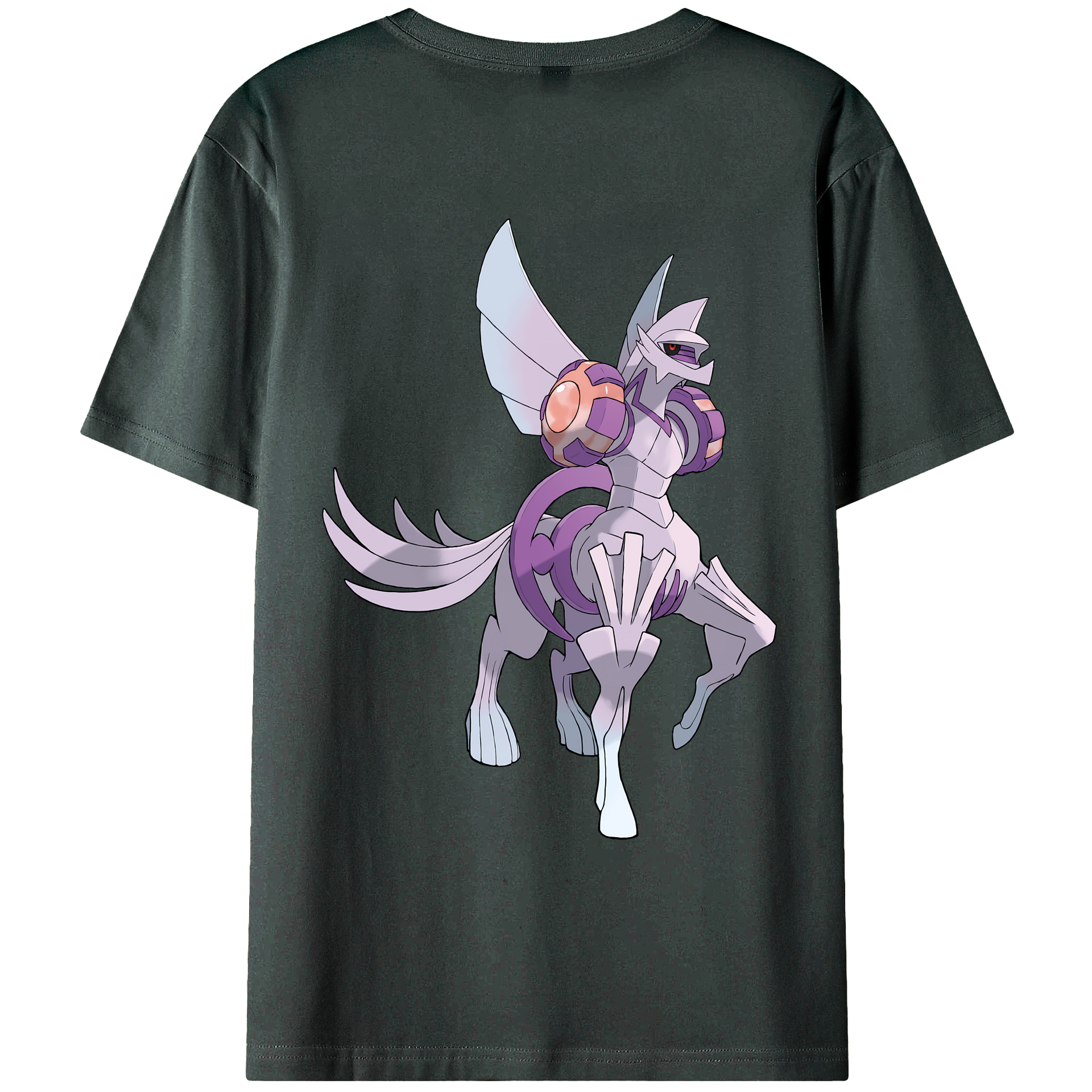 （画像用） ポケットモンスター Pokémon 綿100％ メンズ半袖Tシャツ（バックプリント） 通気性